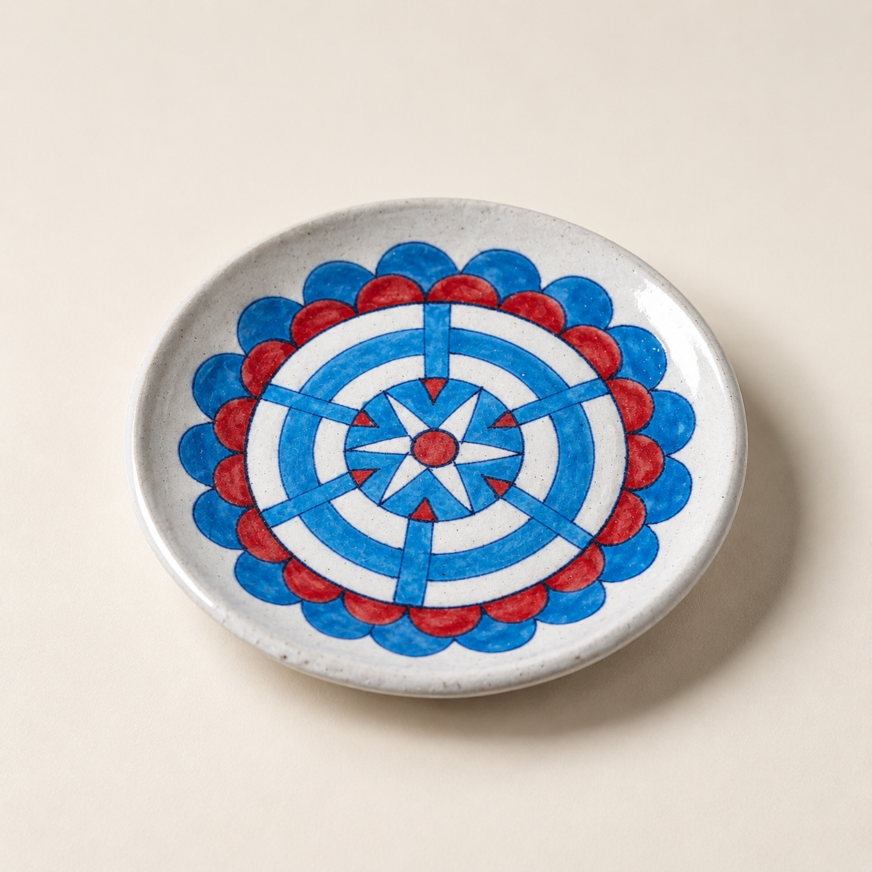 Jaipur Hand Painted Plate | 4 Inch