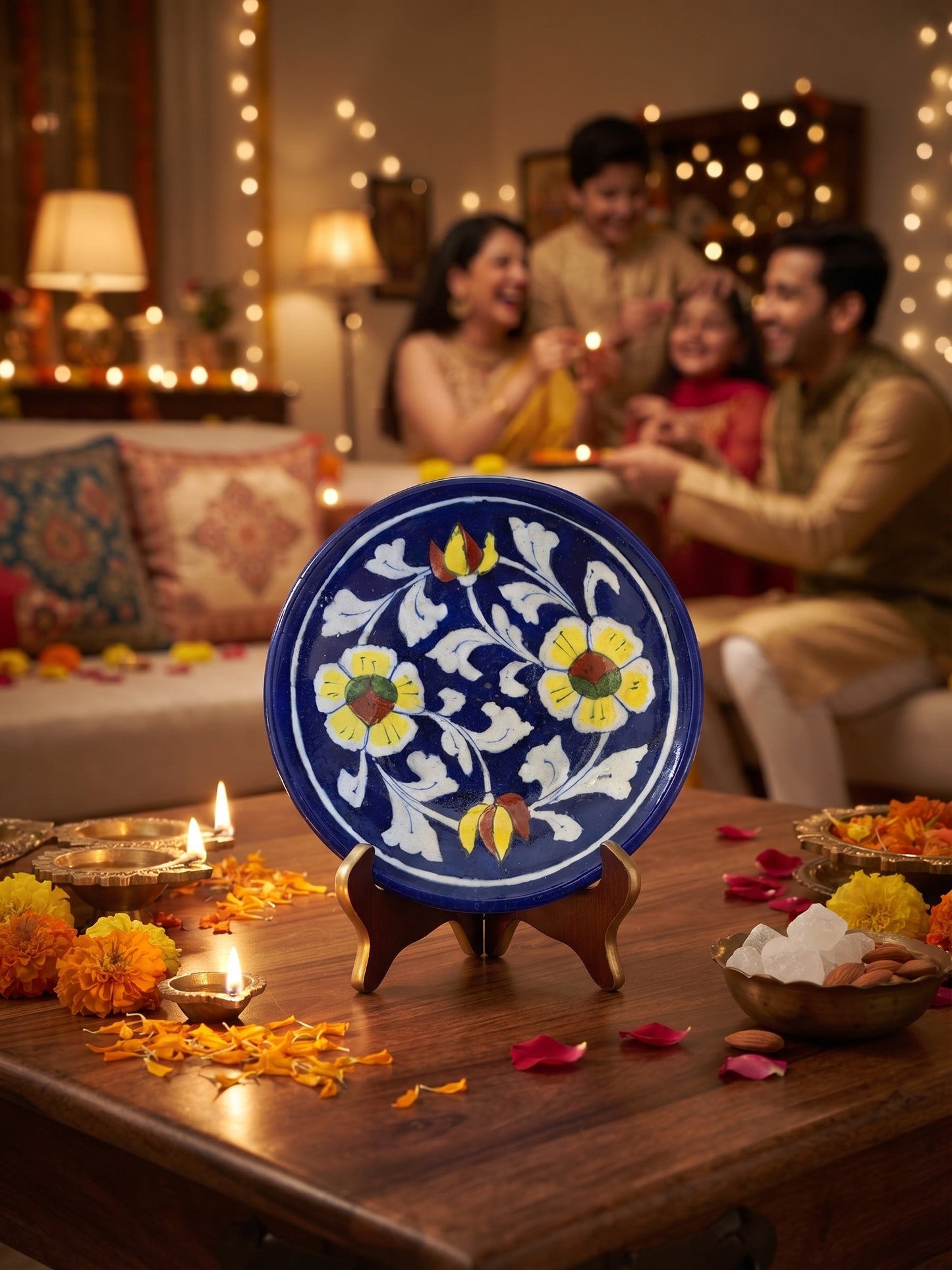 Jaipur Hand Painted Plate | 4 Inch