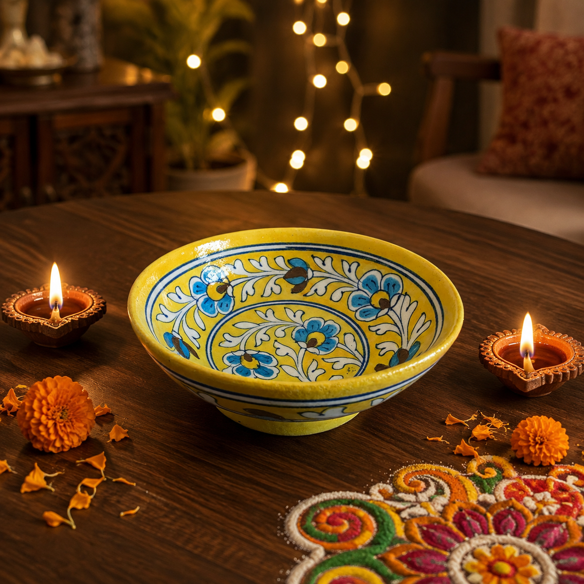 Jaipur Bloom Bowl – 6 Inch