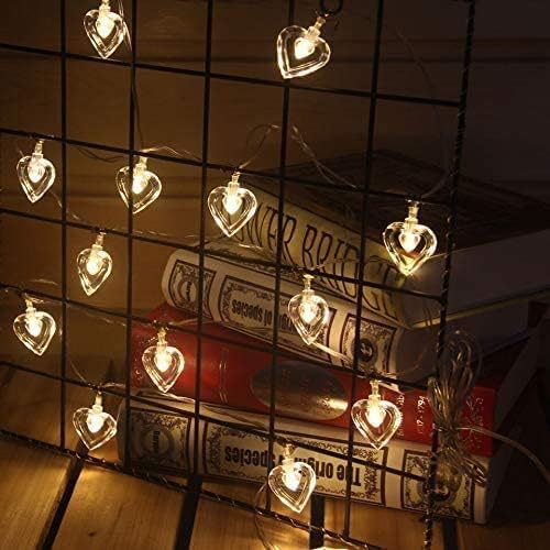 Heart Shaped String Fairy Light for Indoor & Outdoor Home Decorations (20 LED )