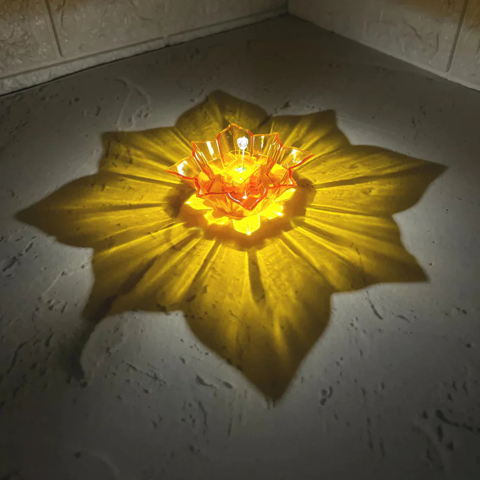 3D Water Sensor Colored Diyas | LED